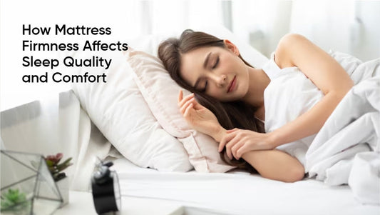 woman sleeping comfortably on a soft mattress, how mattress firmness affects sleep quality