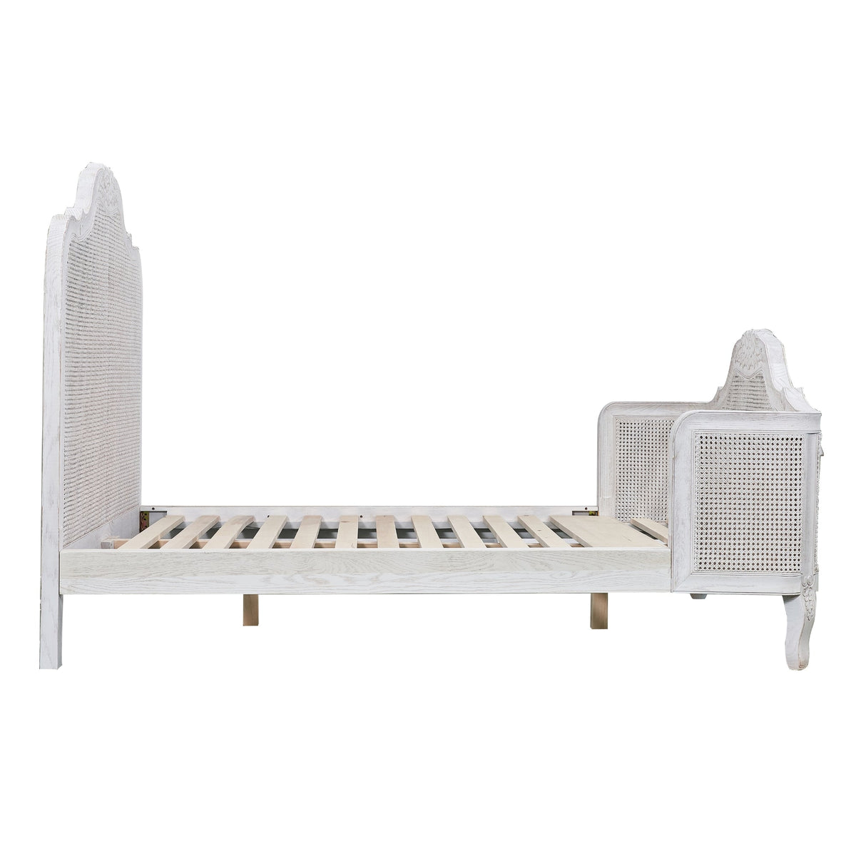 Alice Bed Frame White Queen