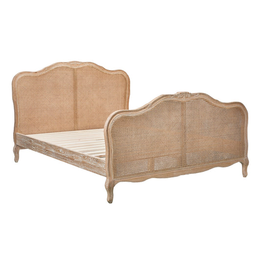 Bali Bed Frame Oak Queen