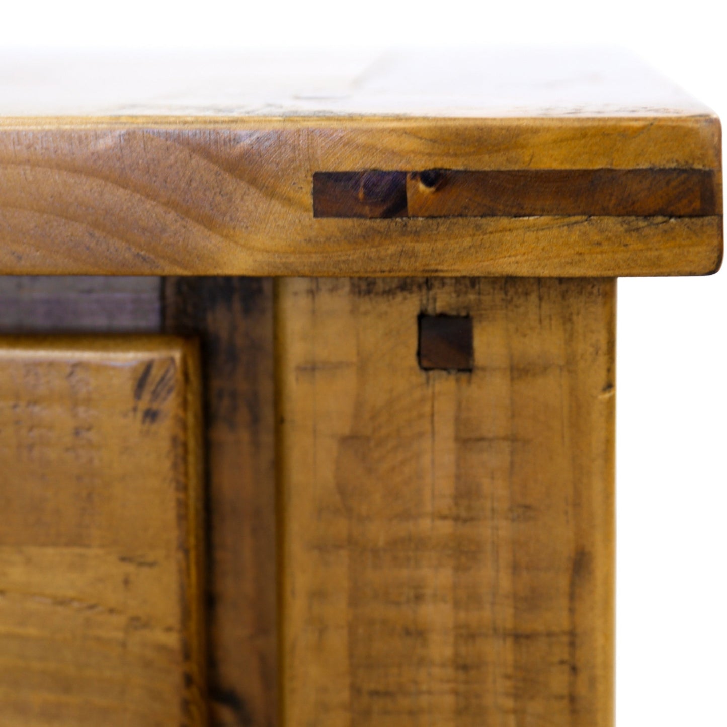 Camdenville Bedside Table Solid Pine Frame Oak
