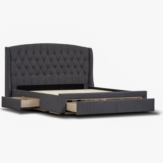Honeydew Bed Frame Grey King