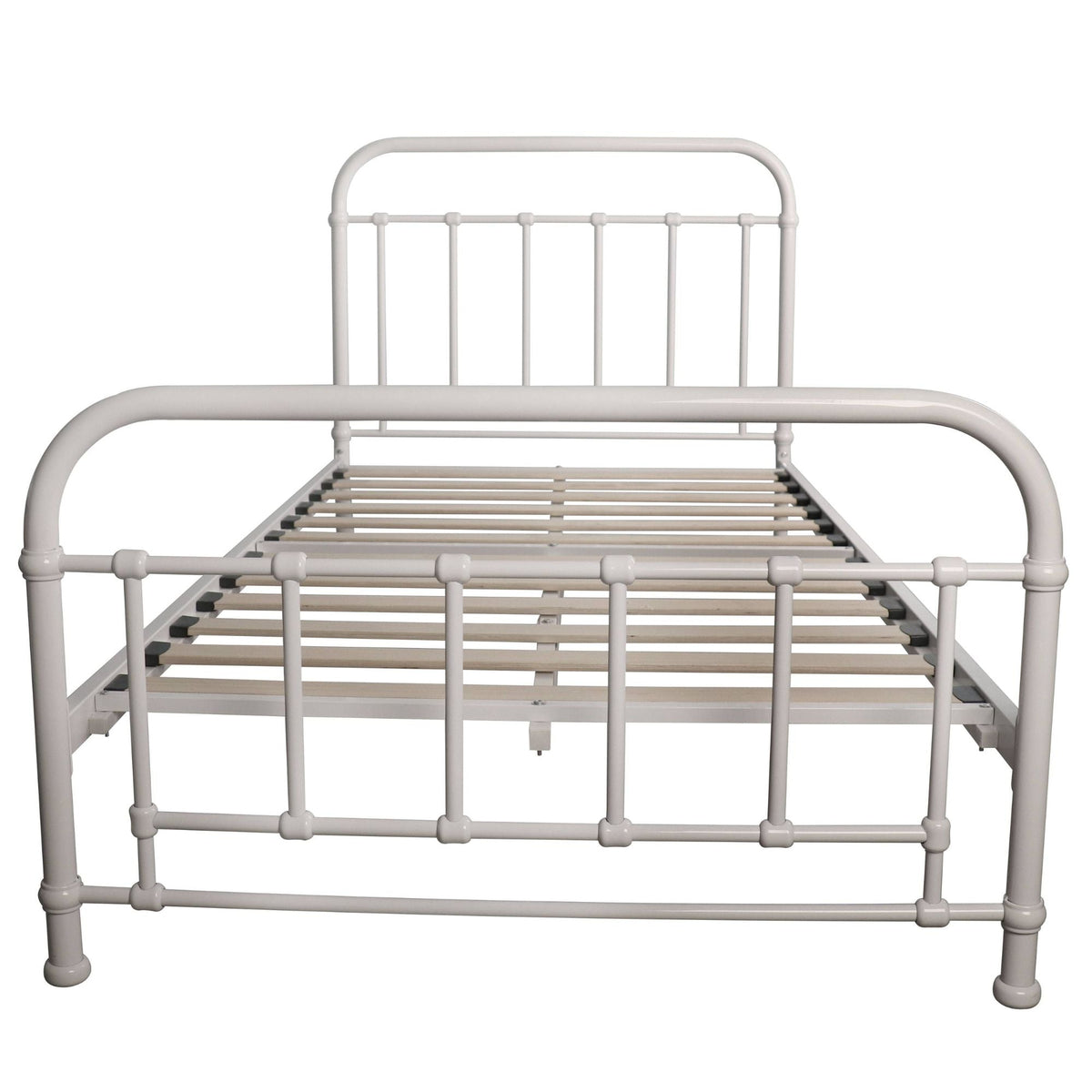 Metallica Metal Bed Frame King Single White
