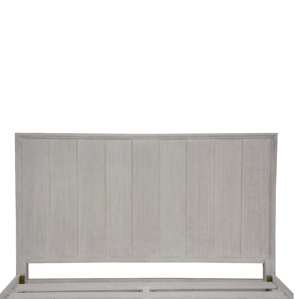 The Croft Queen Bed Frame Acacia Timber Frame White Washed