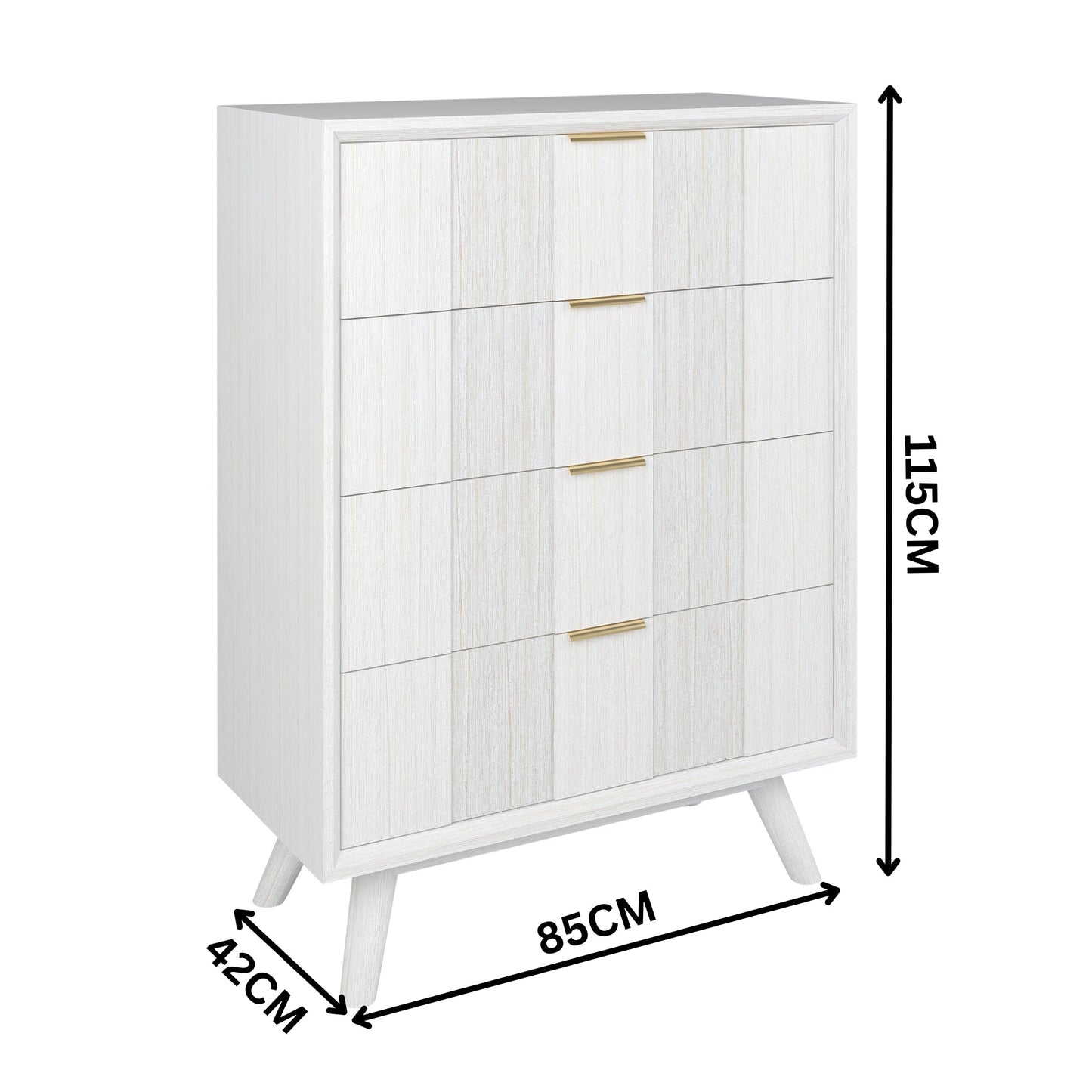 The Croft Tallboy White Washed