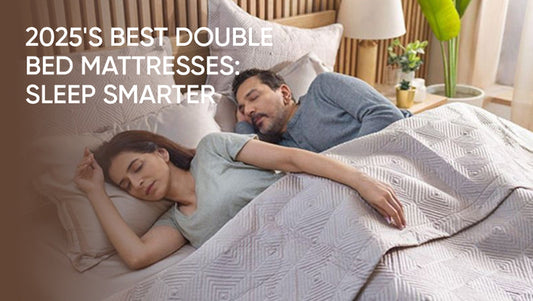 Couple sleeping peacefully on a comfortable double bed mattress in a cozy, modern bedroom – highlighting the best mattresses of 2025.