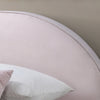 Alix Single Bed Frame Velvet Fabric Pink