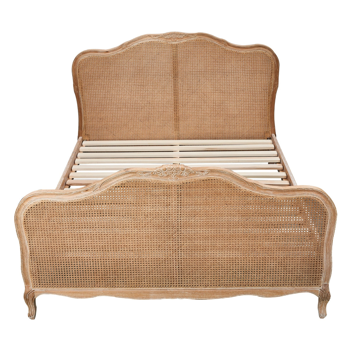 Bali Bed Frame Oak Queen 