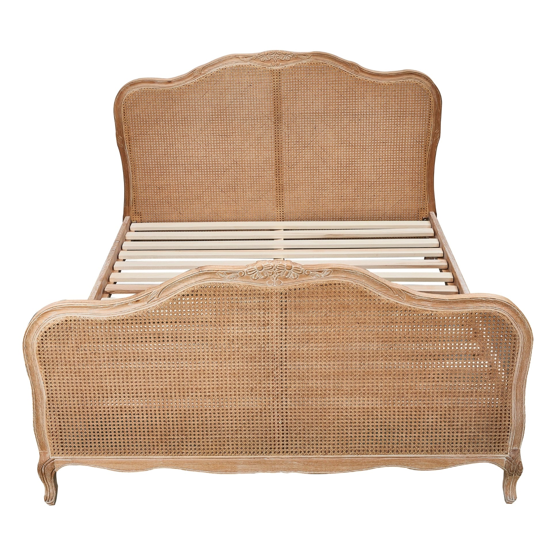 Bali Bed Frame Oak Queen 