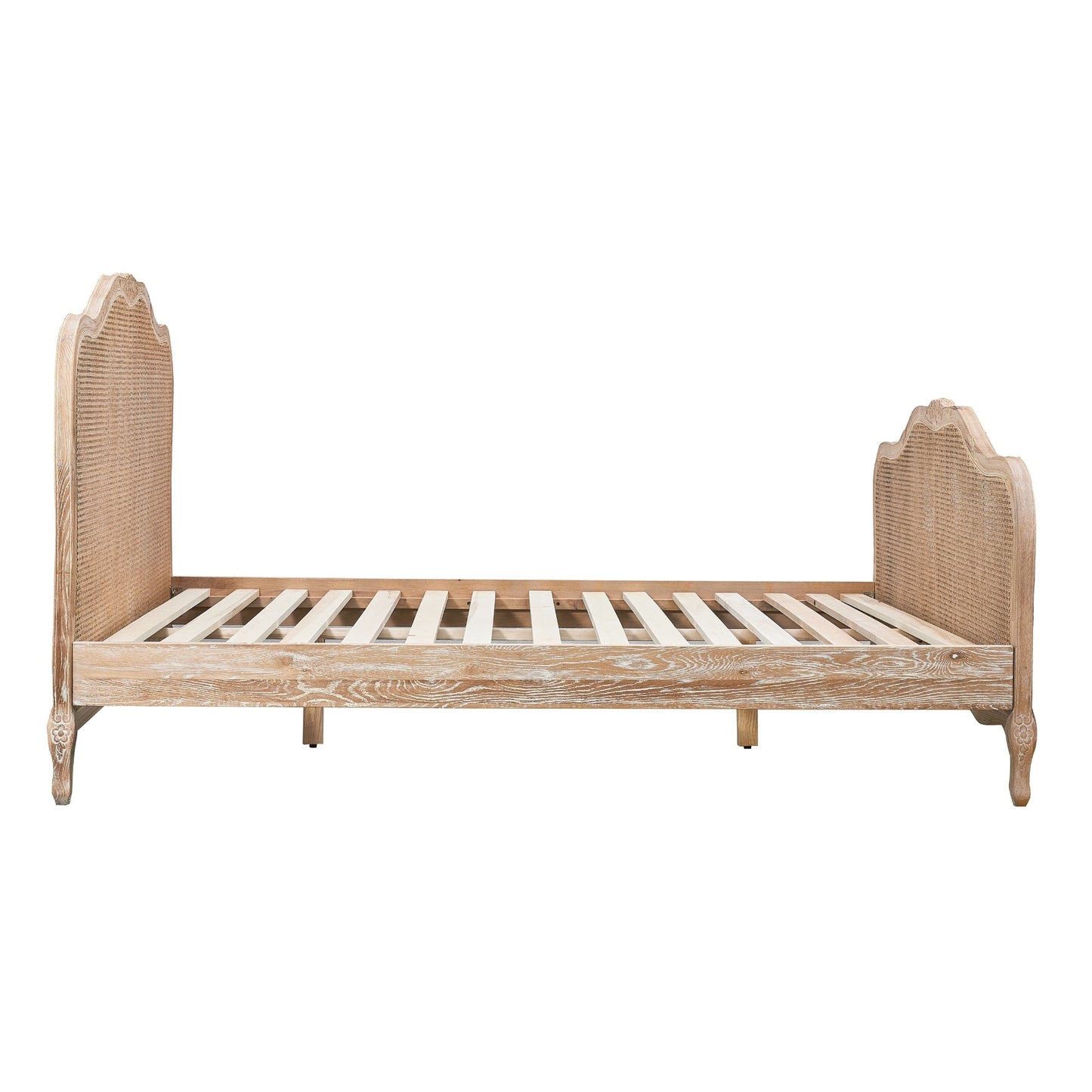 Bali Bed Frame Oak Queen 