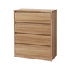 Brad 4 Drawer Tallboy Natural