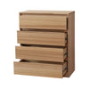 Brad 4 Drawer Tallboy Natural