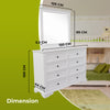 Celosia 5pc Bed Frame Bedside Dresser Suite King 