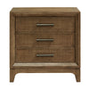 Cypress Bedside Table 3 Drawer Natural 