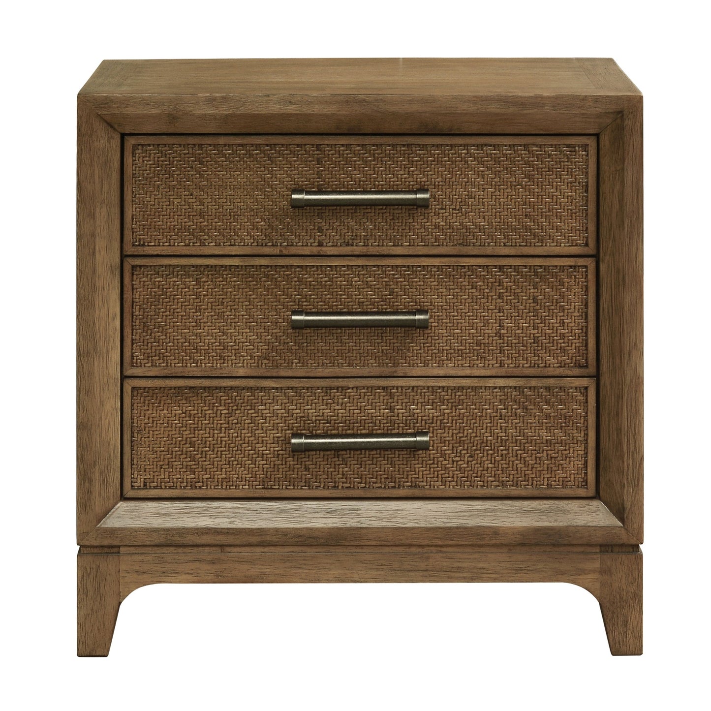 Cypress Bedside Table 3 Drawer Natural 