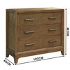 Cypress Lowboy 3 Drawer Natural 