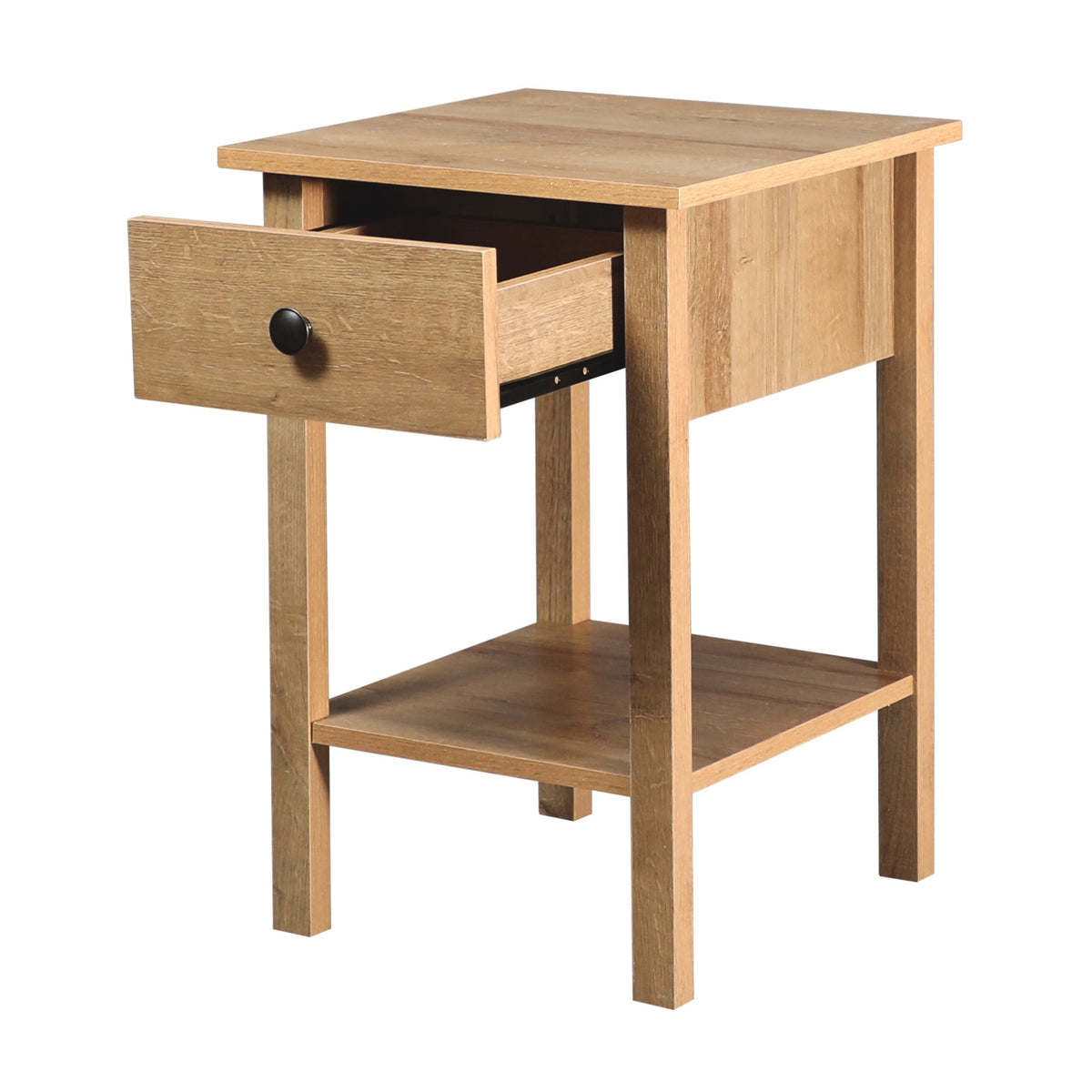 Declan Bedside Table Nightstand Side End Bedroom Storage Cabinet Riviera Oak