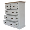 Fiona 4pc Bed Suite Bedside Tallboy Queen 