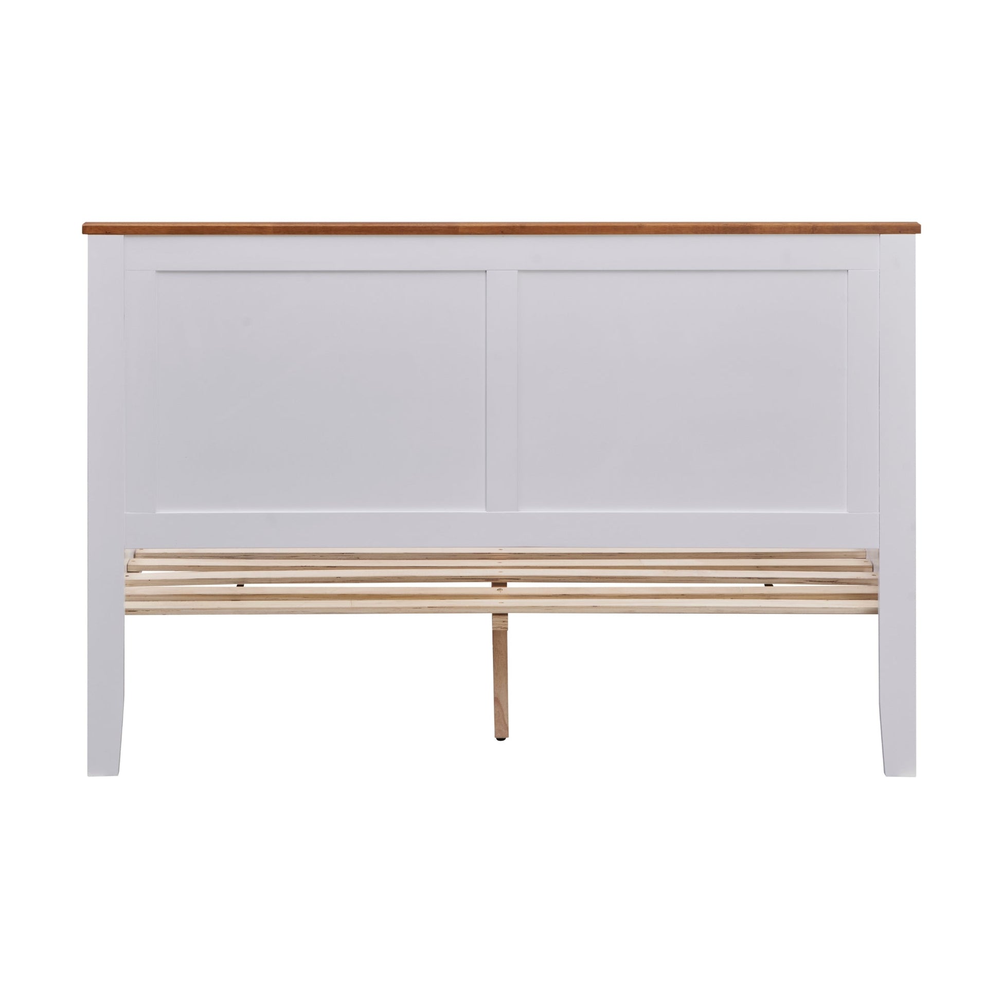 Harbourview Double Bed Frame Brown White