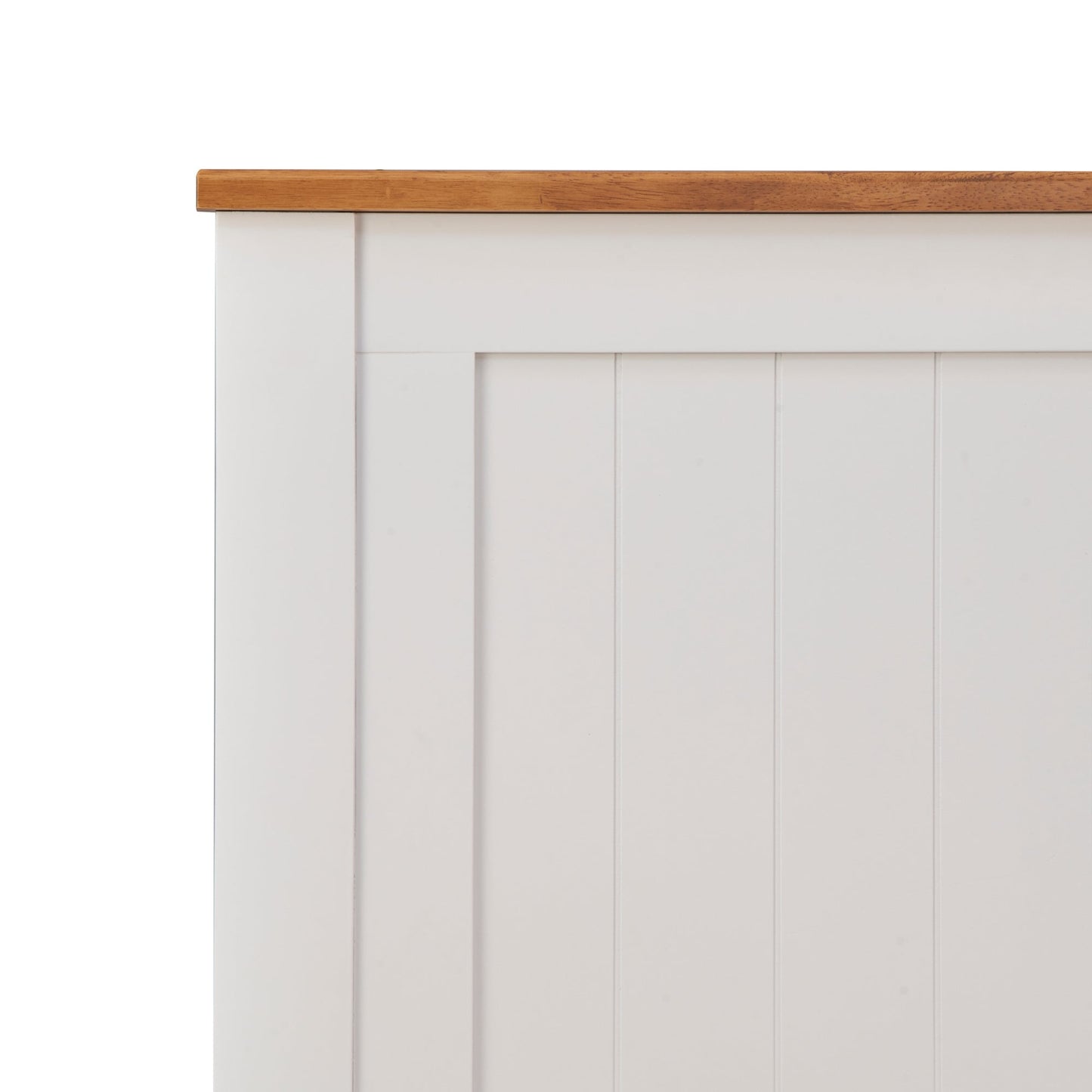 Harbourview Double Bed Frame Brown White