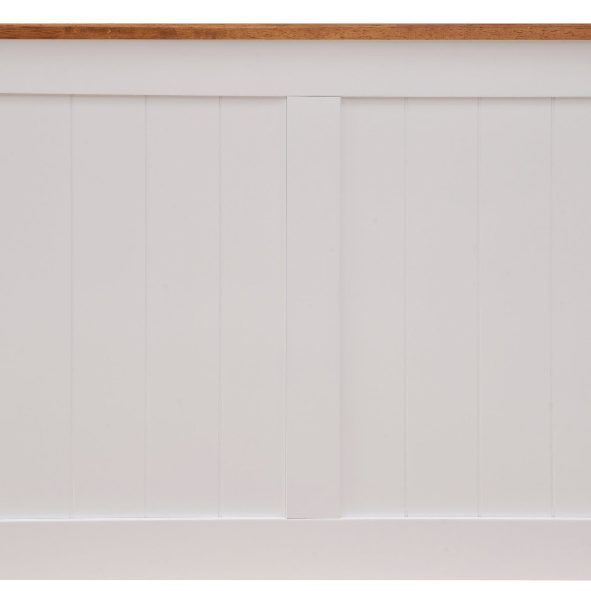 Harbourview Double Bed Frame Brown White