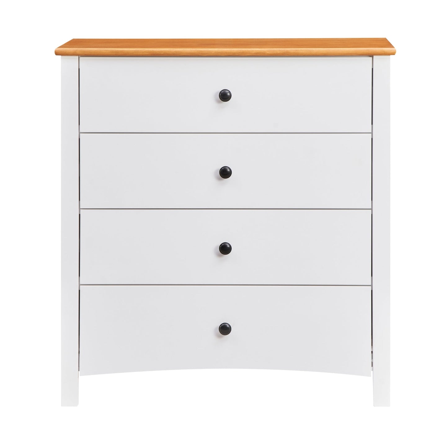 Harbourview Tallboy Table Brown White