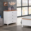 Harbourview Tallboy Table Brown White