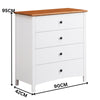Harbourview Tallboy Table Brown White