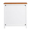 Harbourview Tallboy Table Brown White