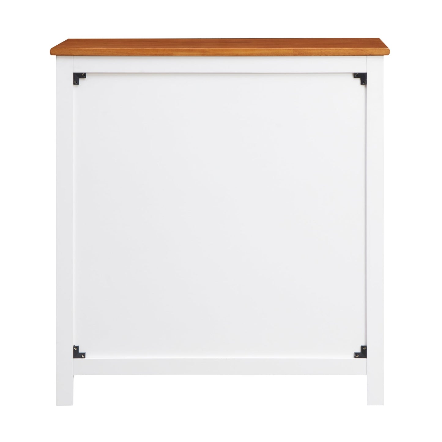 Harbourview Tallboy Table Brown White