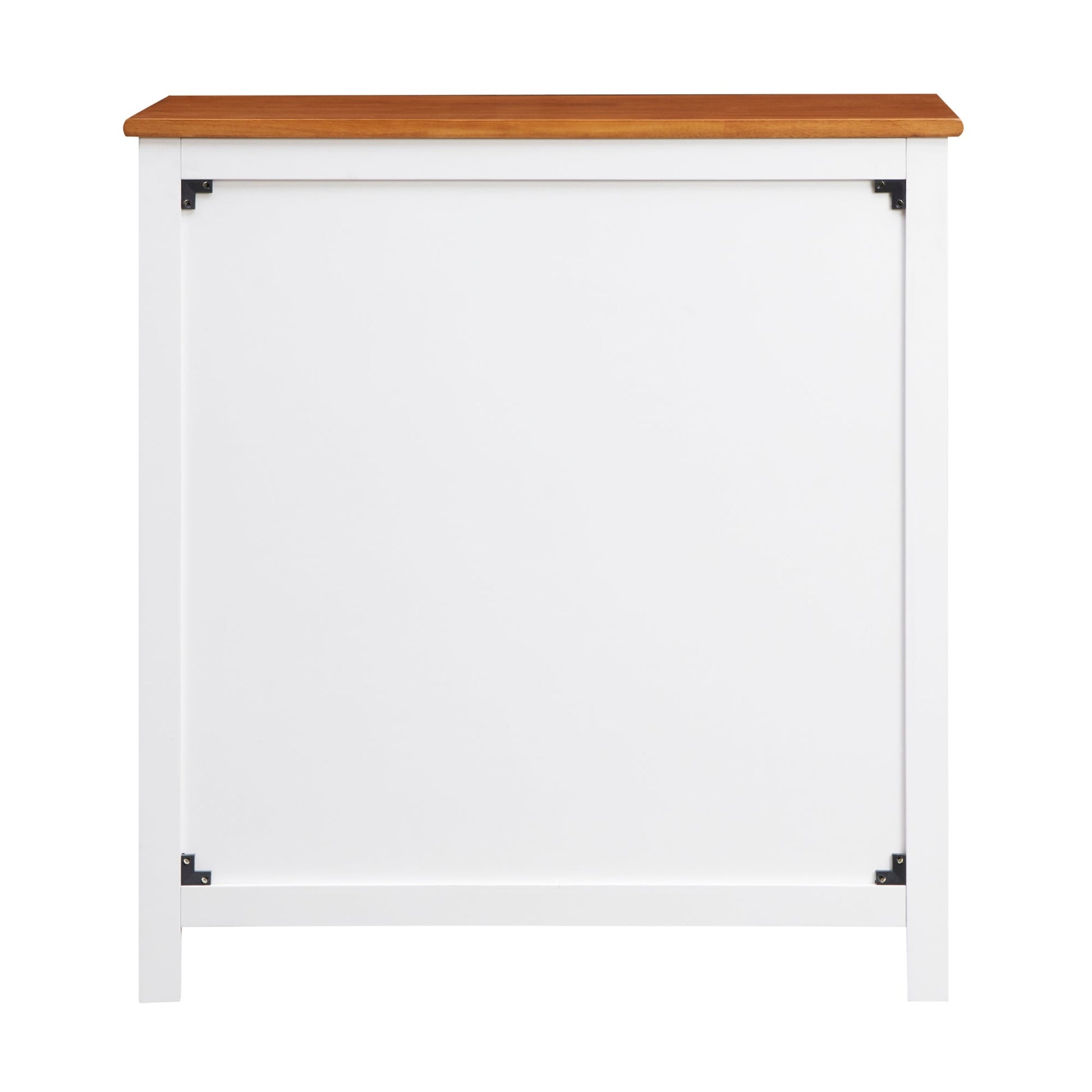 Harbourview Tallboy Table Brown White