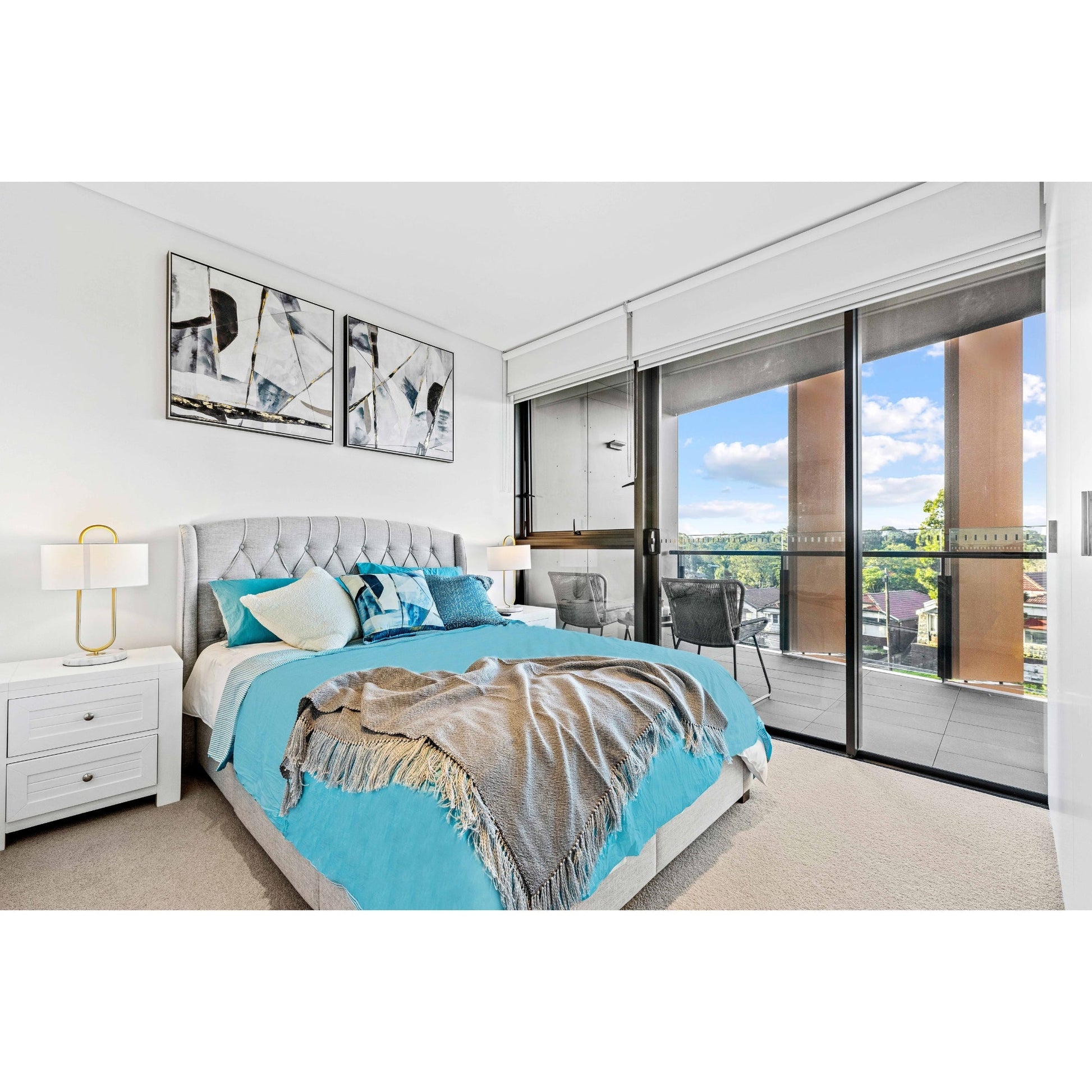 Honeydew Bed Frame Beige Double 