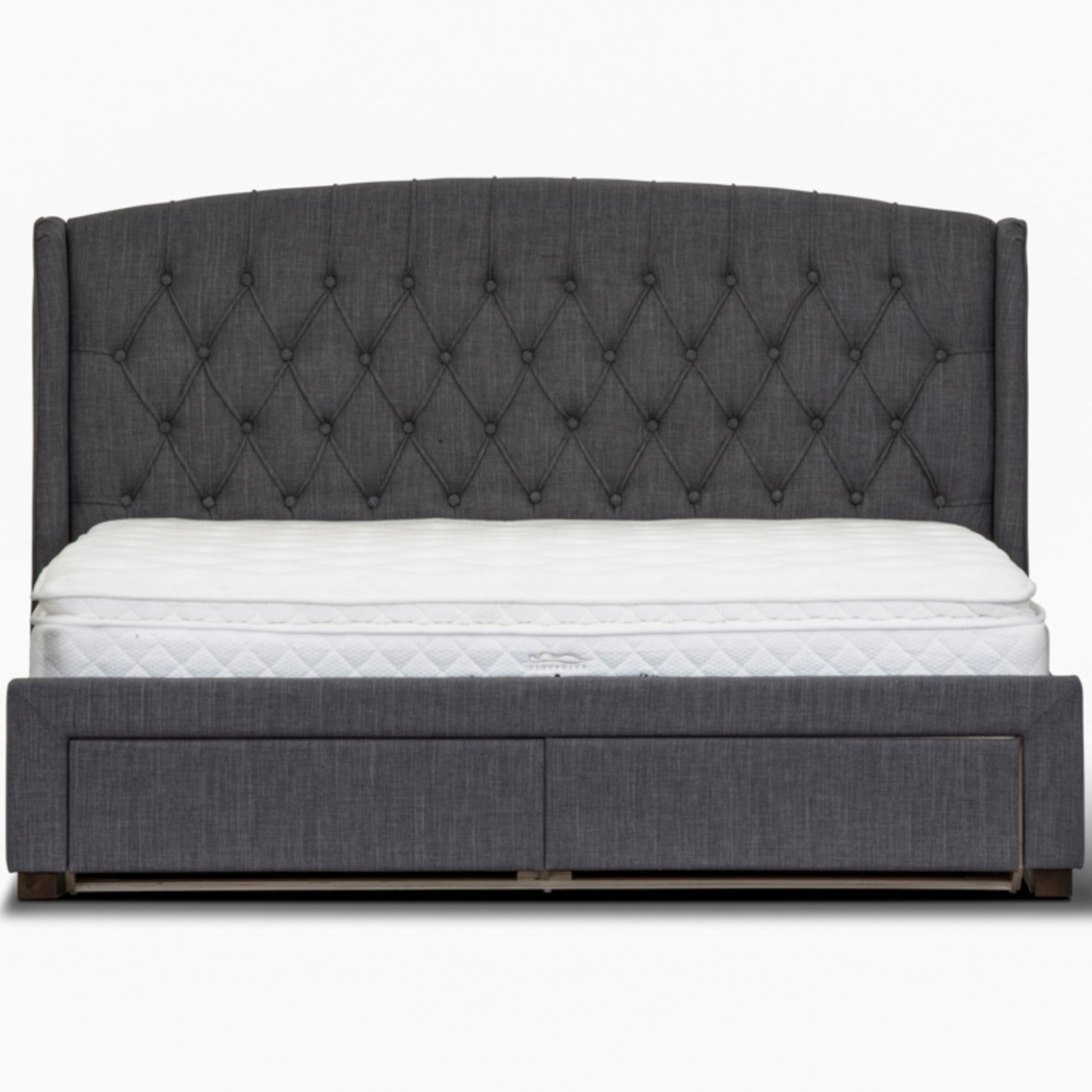 Honeydew Bed Frame Grey Double 