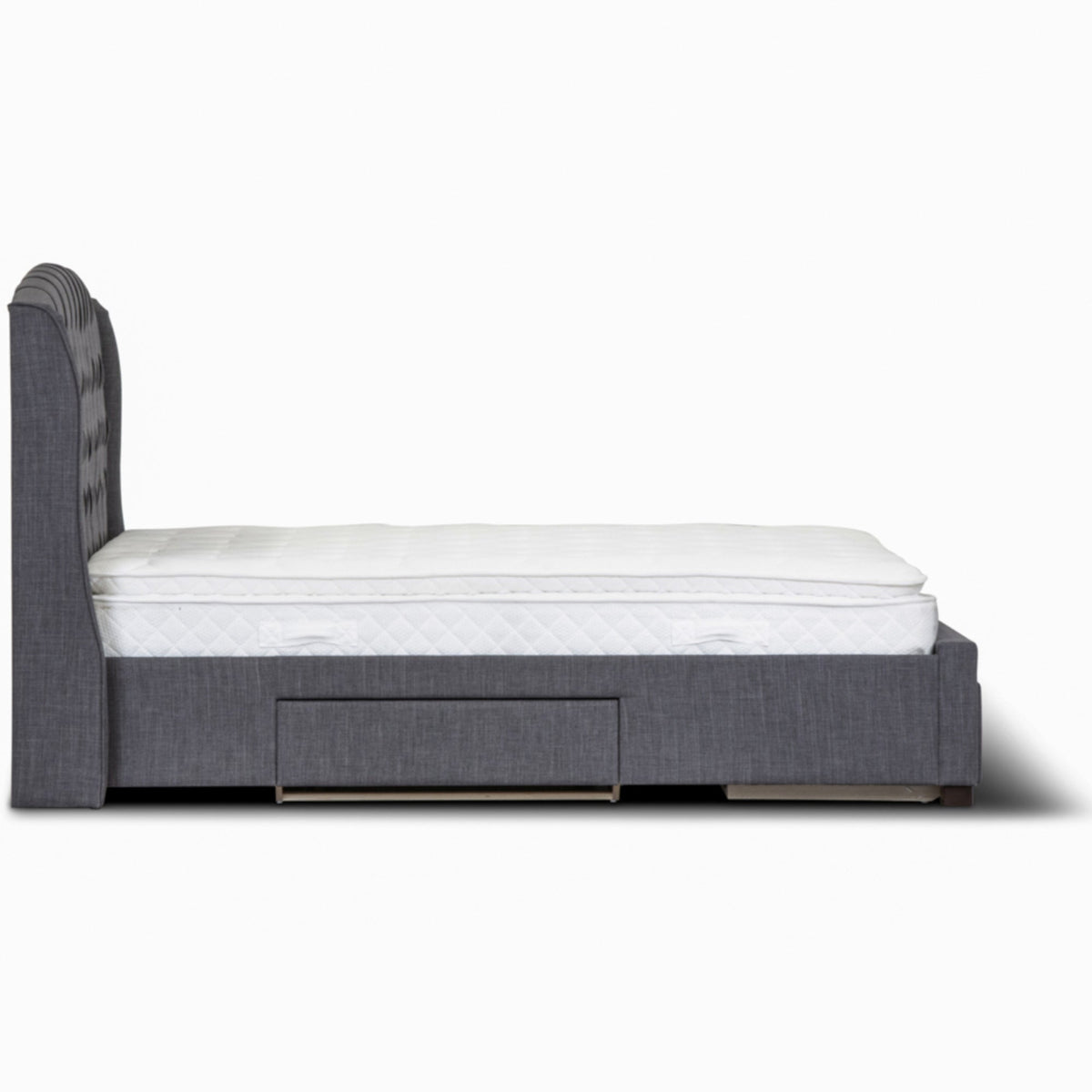 Honeydew Bed Frame Grey Queen 