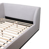 Jamar Fabric Bed Frame Grey King 