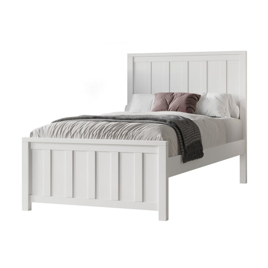 Jessica King Single Size Bed Frame White