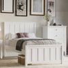 Jessica Single Size Bed Frame White