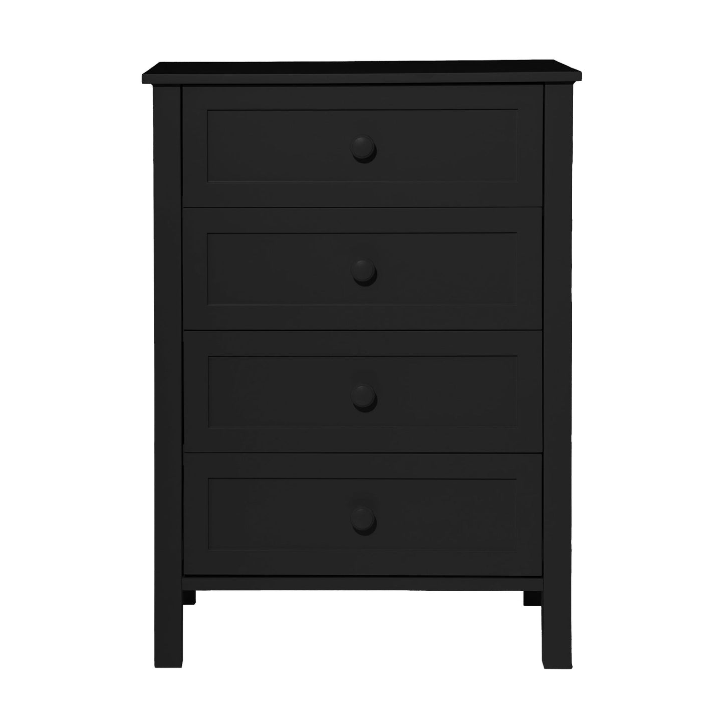 Jessica Tallboy Chest of Drawers Black