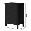 Jessica Tallboy Chest of Drawers Black