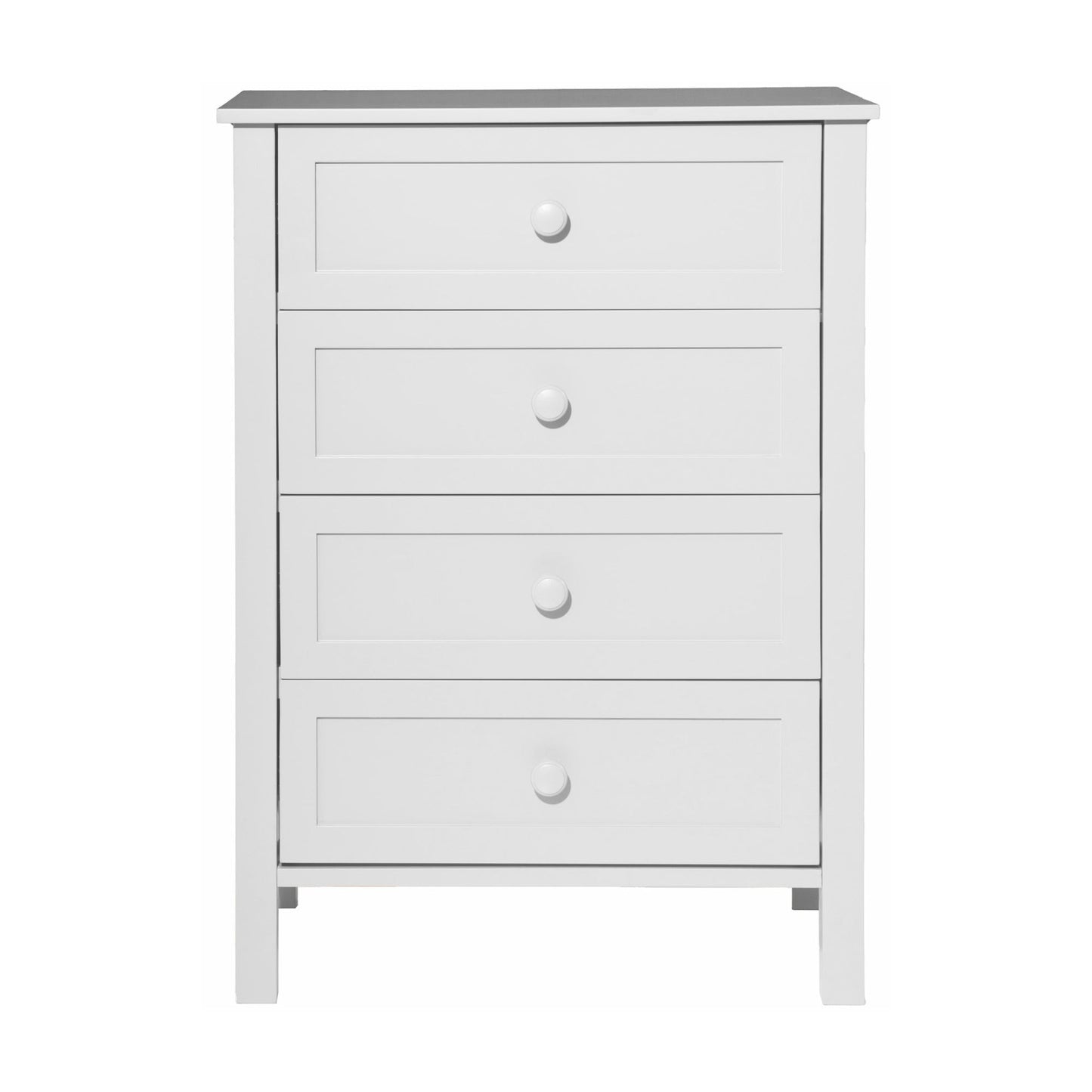 Jessica Tallboy Chest of Drawers White