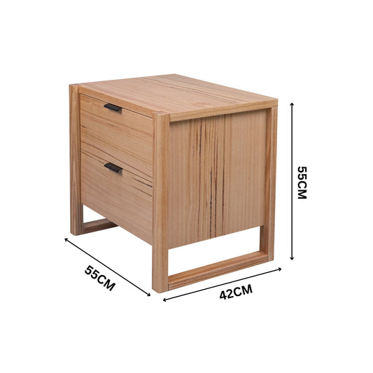 Jindy Bedside Table Natural Oak