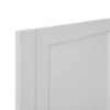 Luna King Bed Frame Storage Drawer White