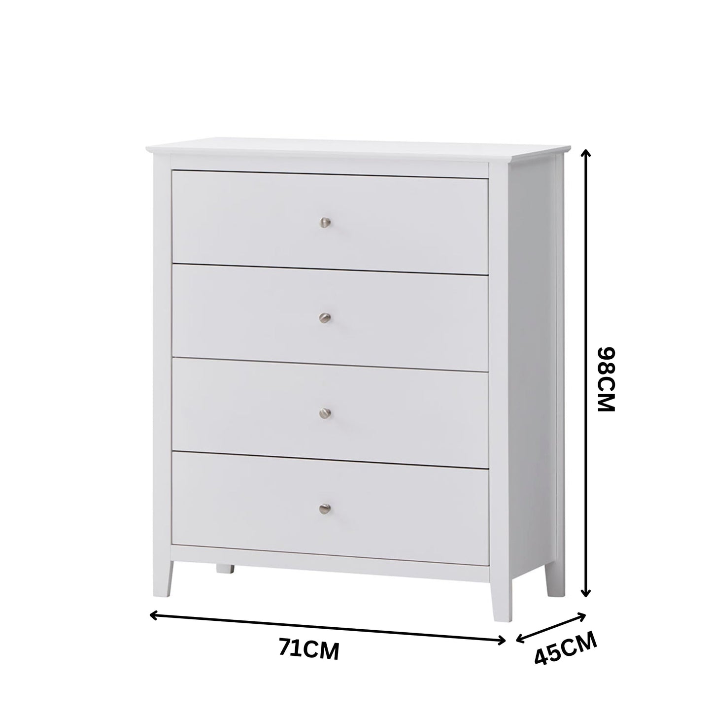 Luna Tallboy White