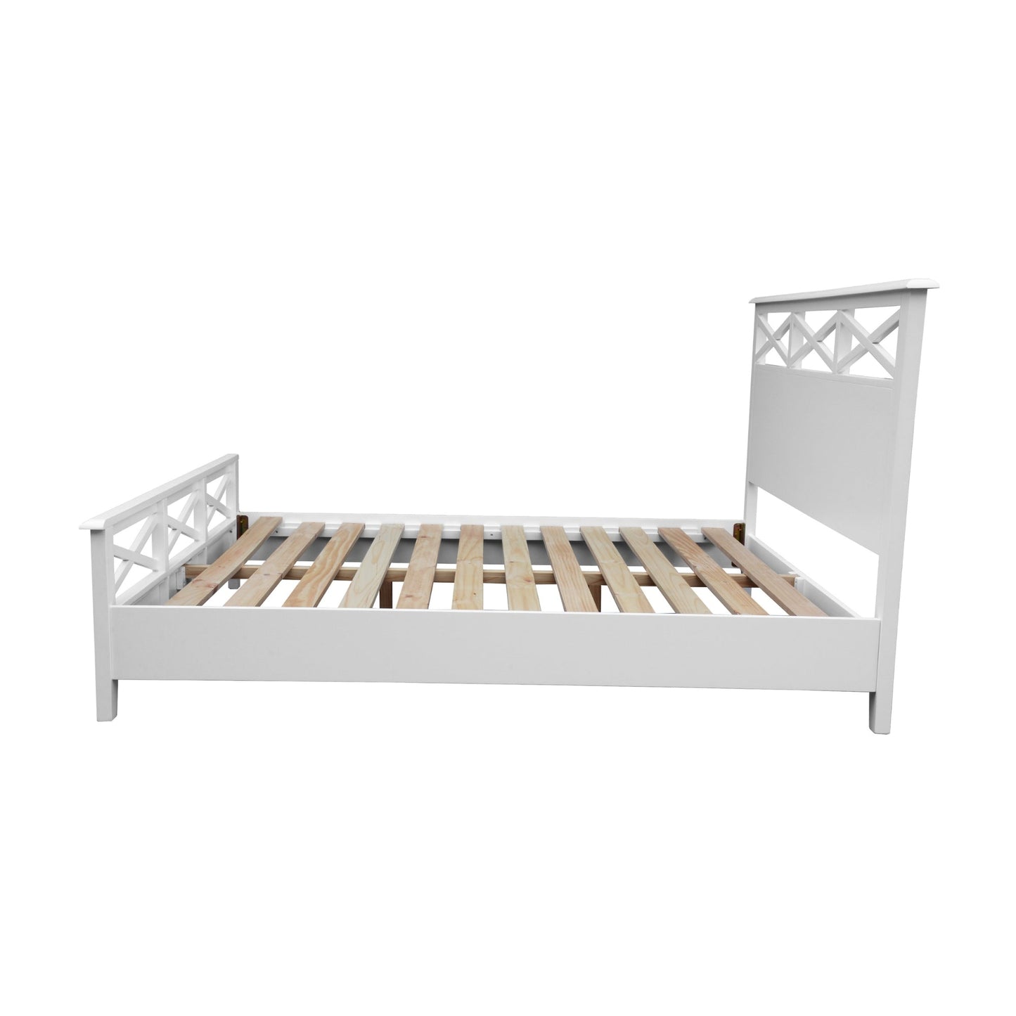 Maison Hampton Double Bed Frame White