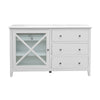 Maison Hampton Dresser Mirror Set White