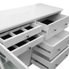 Maison Hampton Dresser Mirror Set White