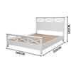 Maison Hampton Queen Bed Frame White