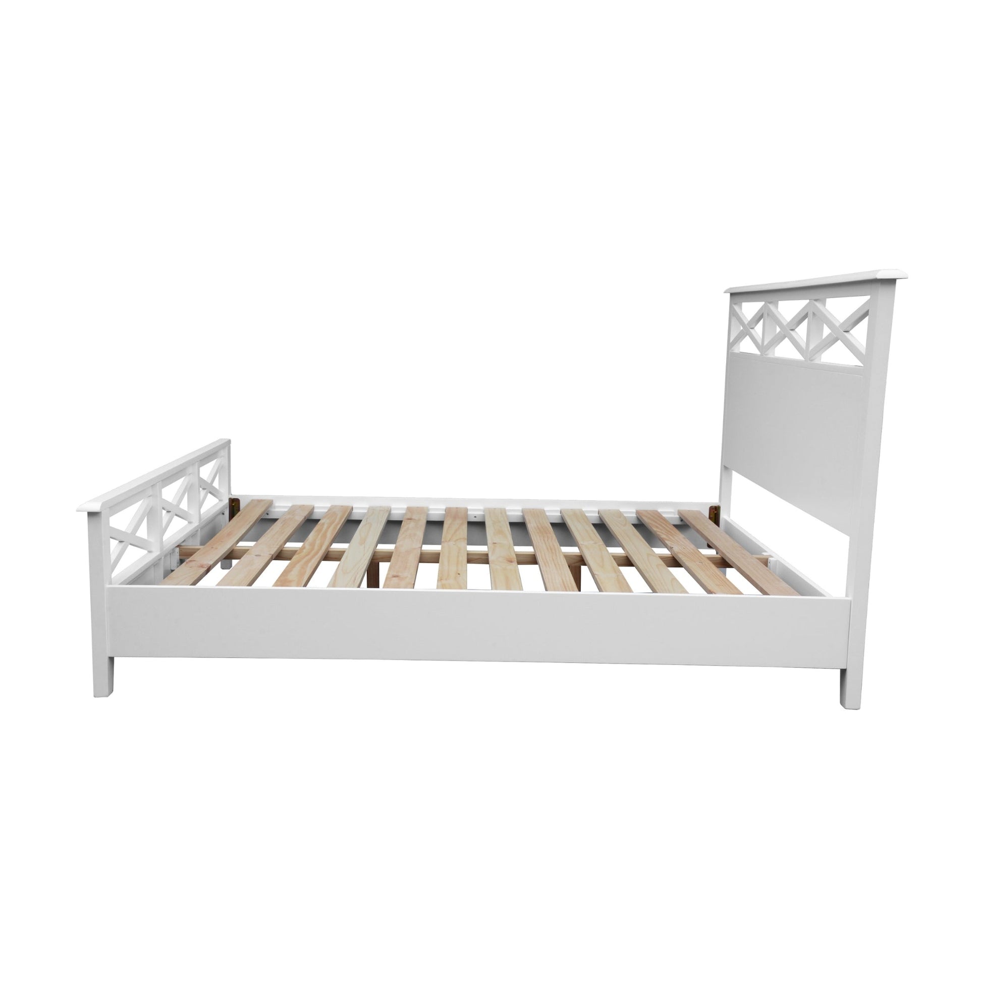 Maison Hampton Queen Bed Frame White