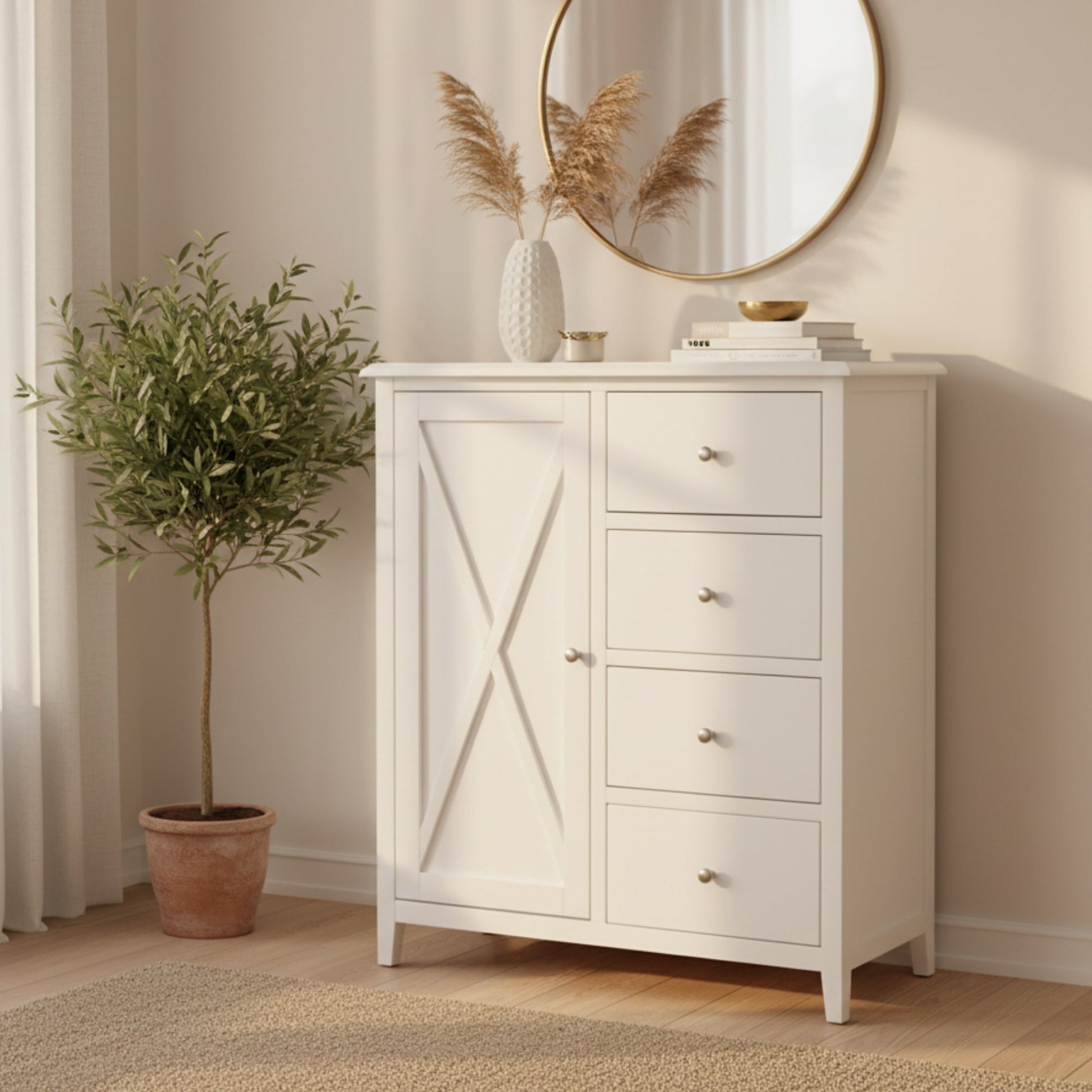 Maison Hampton Tallboy White