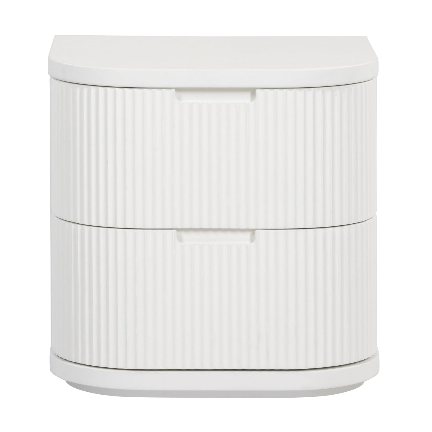 Manna Bedside Table White