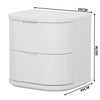 Manna Bedside Table White